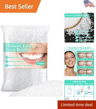 10.9Oz Repair Thermoplastic Teeth Beads - Tooth Repair Kit,Moldable False Teeth