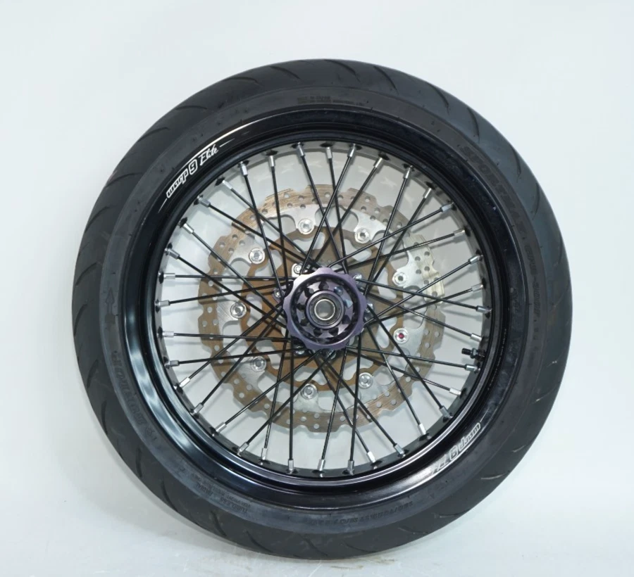 Juego de llantas Supermoto 1993-2024 XR650L Honda WARP 9 ELITE 17"x3,5/4,25 284442 Foto 3 de 4