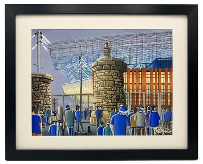 Everton. H Dickinson Stadium Football Club FC Framed Wall Art Print. 2 Sizes