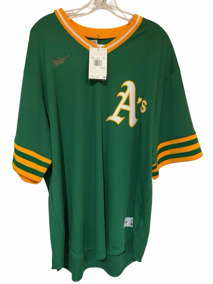 Nike Reggie Jackson Oakland Athletics Cooperstown Collection Player jersey 2XL  - Image 2 of 4