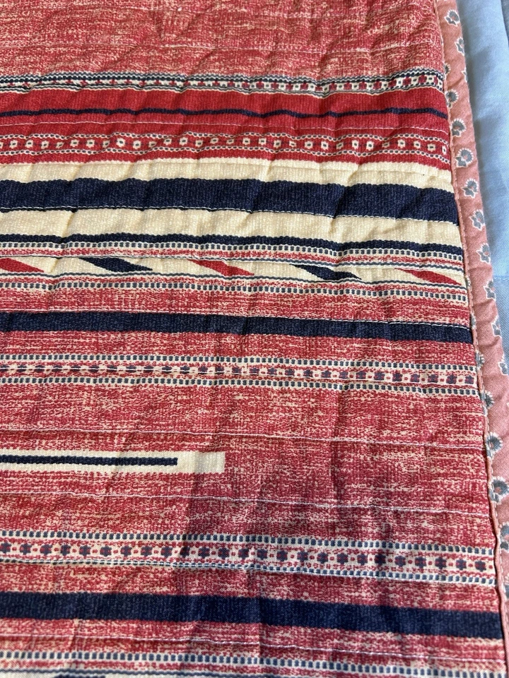 Conjunto de 2 Ralph Lauren Chaps Travesseiro Sham APENAS Telluride Acolchoado Asteca Capa de Arremesso - Imagem 3 de 4