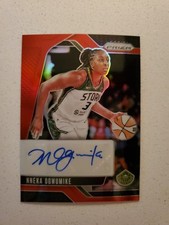 NNEKA OGWUMIKE 2024 PANINI PRIZM WNBA RED AUTOGRAPH SG-NNO  55/99 SEATTLE STORM