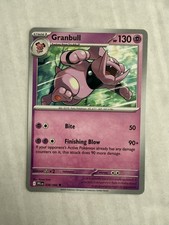 2025 Pokemon TCG ME02: Phantasmal Flames Granbull Uncommon 038/094 Psychic LP
