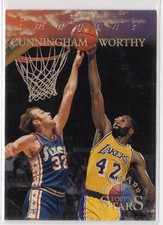 1996 Topps Stars Billy Cunningham & James Worthy IMAGINE #I-19