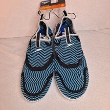 Speedo Junior Surf Strider Water Shoes Big Kid Size L 4/5 Blue Black