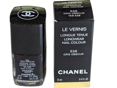 New Chanel Vernis Nail Colour 538 Gris Obscur
