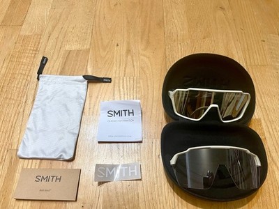 NEW!!! Smith Shift XL Mag Sunglasses Chromapop C3. 2 sets of Lenses. Matte Bone