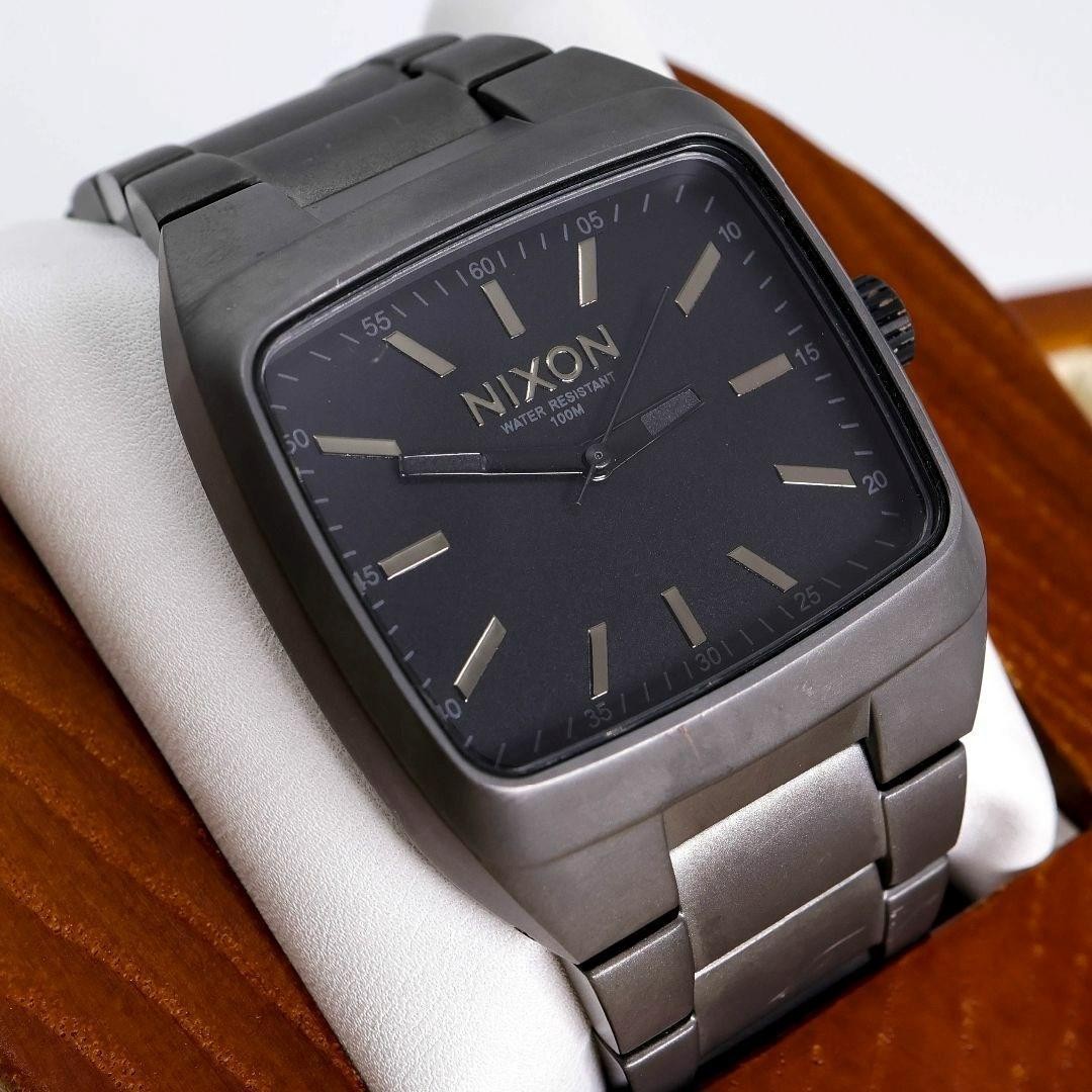 Nixon The Manual Square Men's Stainless Steel Watch MAT 89