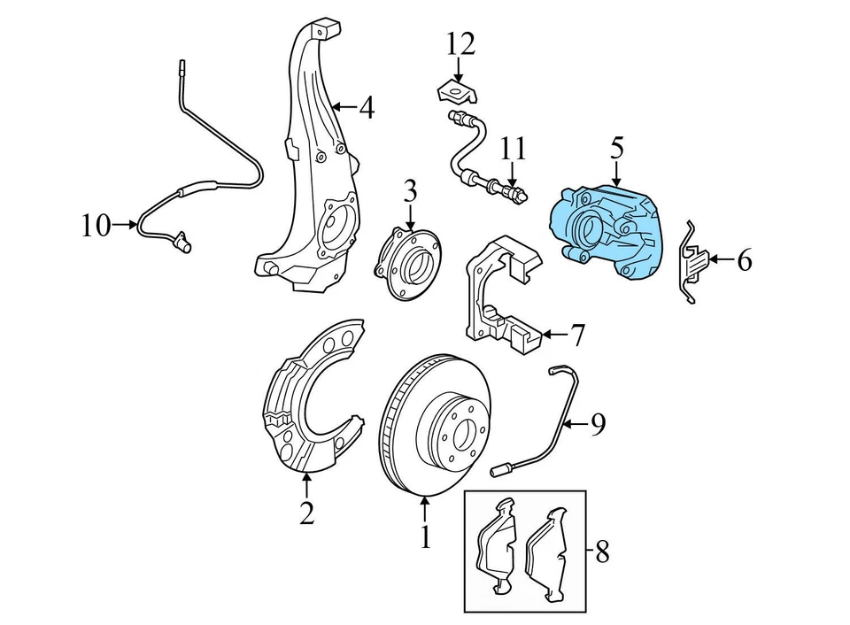 BMW 640I XDRIVE GRAN CUPÉ 2014-2019 3,0 L - Pinza de freno delantera derecha 6792690 Foto 4 de 4