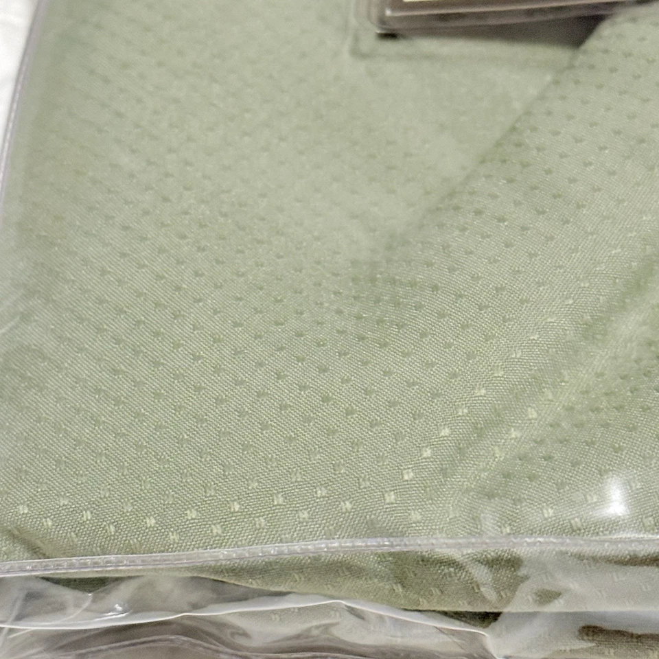 Pottery Barn вафельная занавеска для душа шалфей зеленый узор розетка НОВАЯ 72 дюйма x 72 дюйма - Изображение 2 из 4