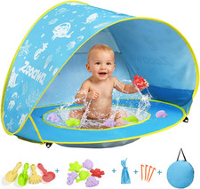 Baby Beach Tent, Pop up Beach Tent Sun Shade for Beach, Portable Shade Pool UV P