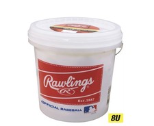 Rawlings Youth 8U Recreational Baseballs Bucket of 24