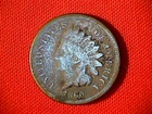 1860 Indian Head Cent Round Bust  Copper-Nickel