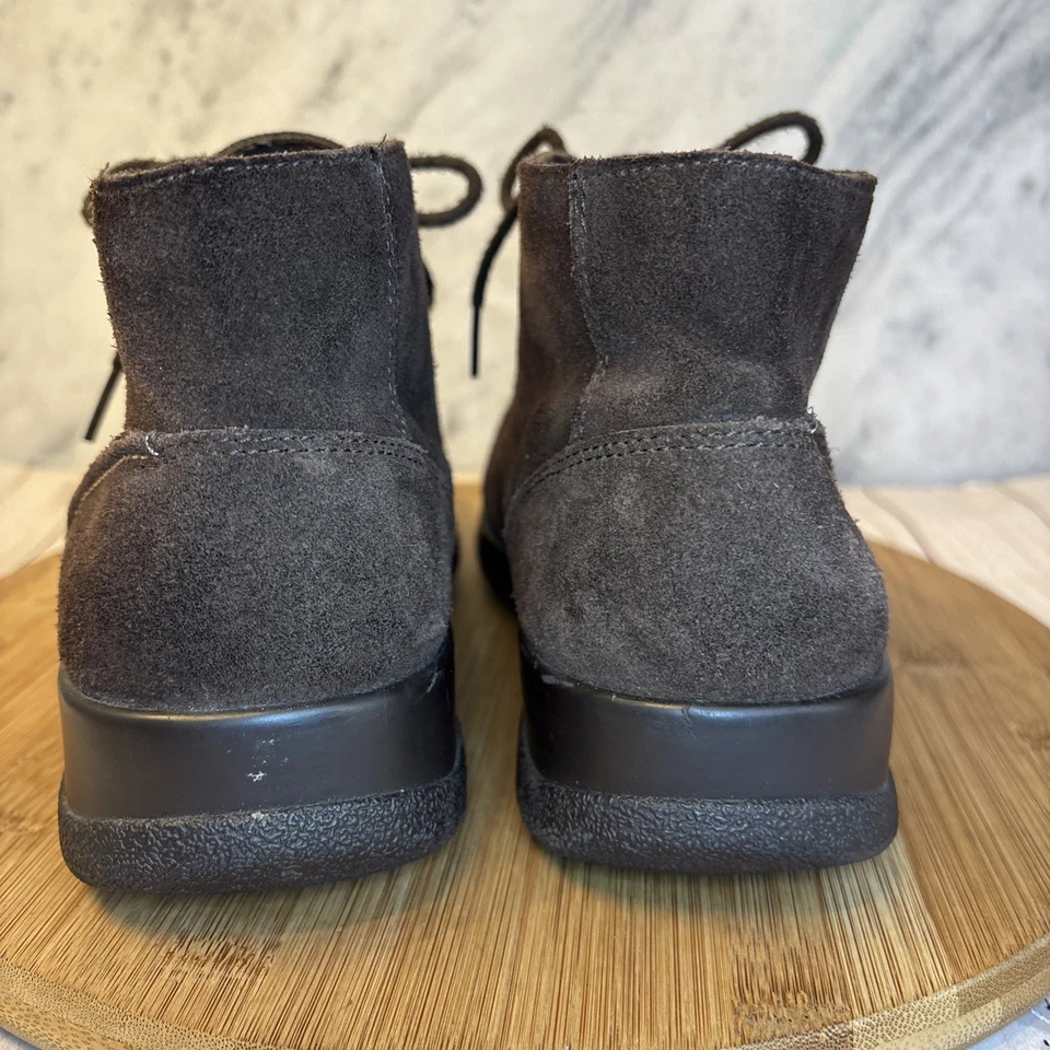 Drew Shoes Krista Women's Orthopedic Boot Brown Suede Size 9 Wide. - Image 3 of 4