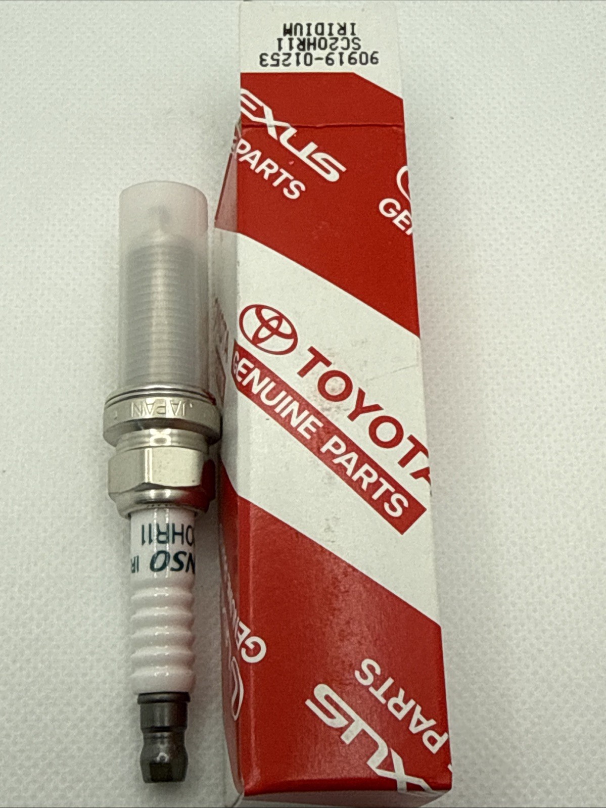 Toyota Genuine Density OEM Spark Plug 90919-01253 Iridium Plugs SCHR11 Japan