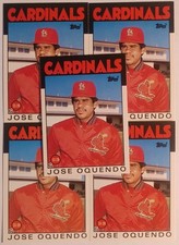1986 TOPPS TRADED #82T ST LOUIS CARDINALS JOSE OQUENDO [5] NM/MT 06319