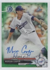 2017 Bowman Draft Chrome Pick Green Refractor 30/99 Morgan Cooper Auto 2f9