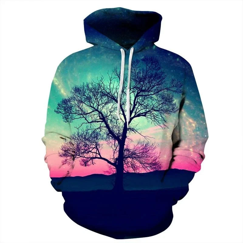 Unisex Placid Sunset Hoodie Men&Woman S-5XL