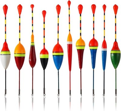 Giantree 10 Stück Schwimmer Angeln Bobber Set 4 7 5 9 6