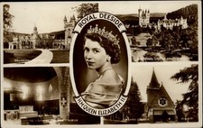 RPPC Royal Deeside Balmoral Castle Scotland vintage postcard c990