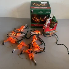 Kurt S. Adler Santa's Sleigh Ride 10 Light Novelty Christmas Light String