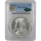 1887 O Morgan Silver Dollar MS 64 PCGS CAC Uncirculated $1 Coin
