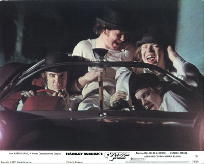 A Clockwork Orange 1971 Classic Movie Scene Poster