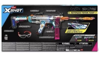 NEW IN BOX ZURU XShot PRO Motorized Piston Pump AEB half Dart