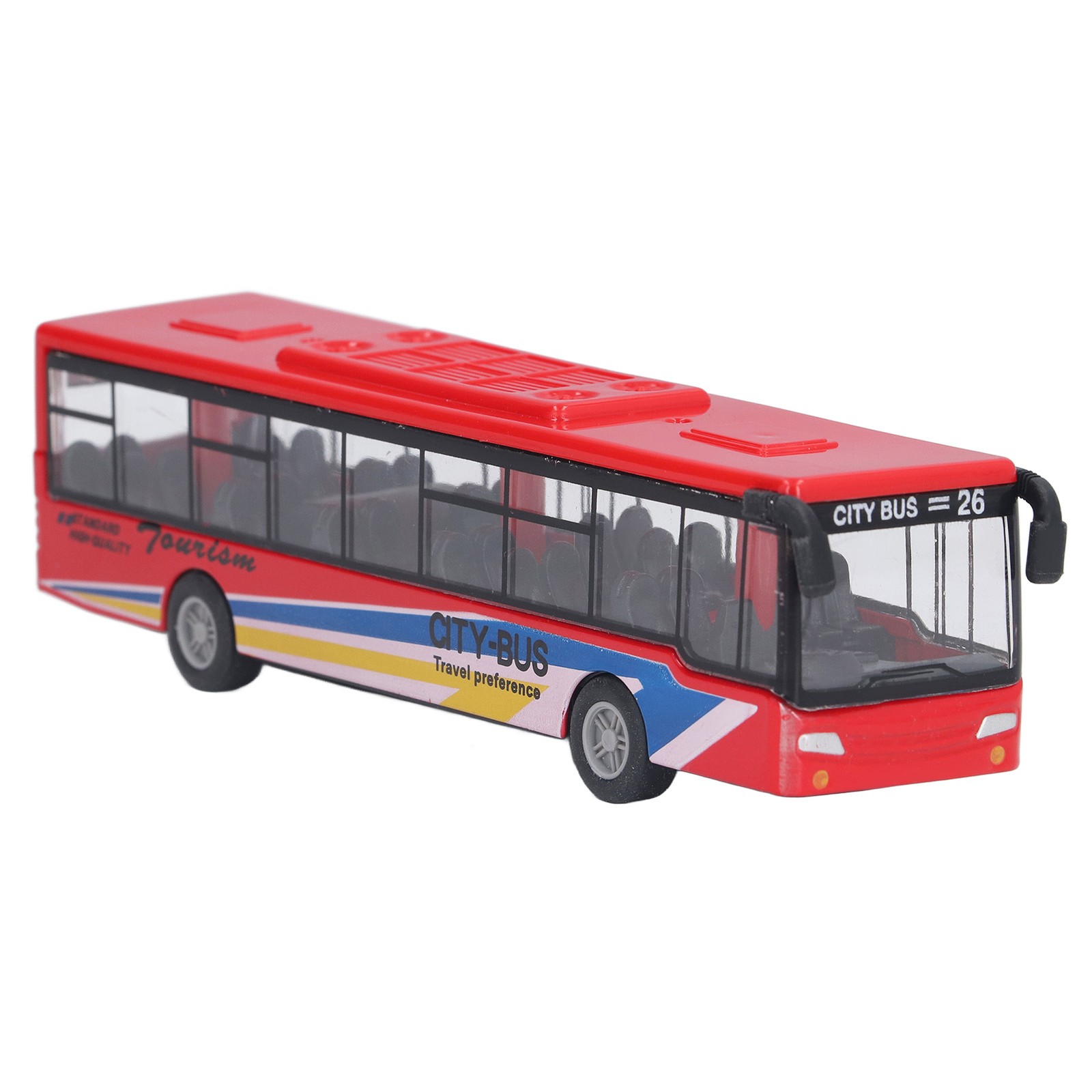 Alloy Bus Model Toy Lifelike Moving Wheel Bus Kids Gift Recommended
