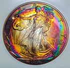 2013 P  BU American Silver Eagle PCI $1 One Dollar INCREDIBLE Toning #