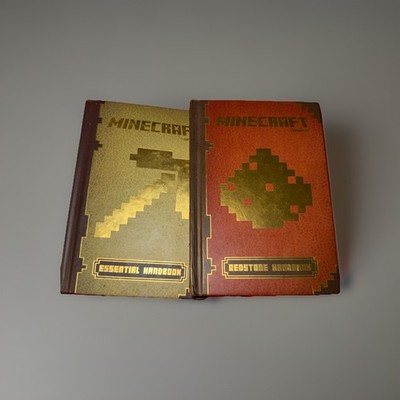 Minecraft Bundle Of 2 Handbooks! Essential & Restone! GUC! Read!