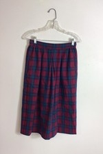 Pendleton Plaid Wool Skirt Preppy Academia Womens 8