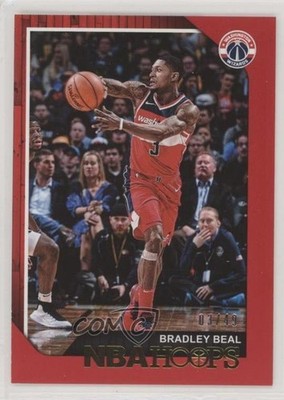 2018-19 Panini NBA Hoops Red /49 Bradley Beal #9 8d2