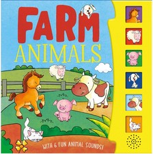 Farm Animals : A Sound Board Book. Publishing 9780755460335 Free Shipping**
