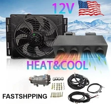 12V Universal Electric Underdash Air Conditioner Auto Car A/C Kit Cool&Heat