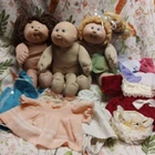 Cabbage Patch Doll Lot Of 3 Dolls Plus Clothing