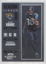 2017 Panini Contenders Optic Season Ticket Allen Hurns #20 s3g