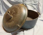 Griswold No 9 Tite Top Baster Cast Iron Dutch Oven with Lid & Handle 11” x 4.5”