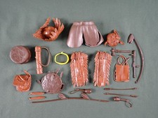 VINTAGE JOHNNY WEST ACTION FIGURE ACCESSORIES  LOT 1  MARX