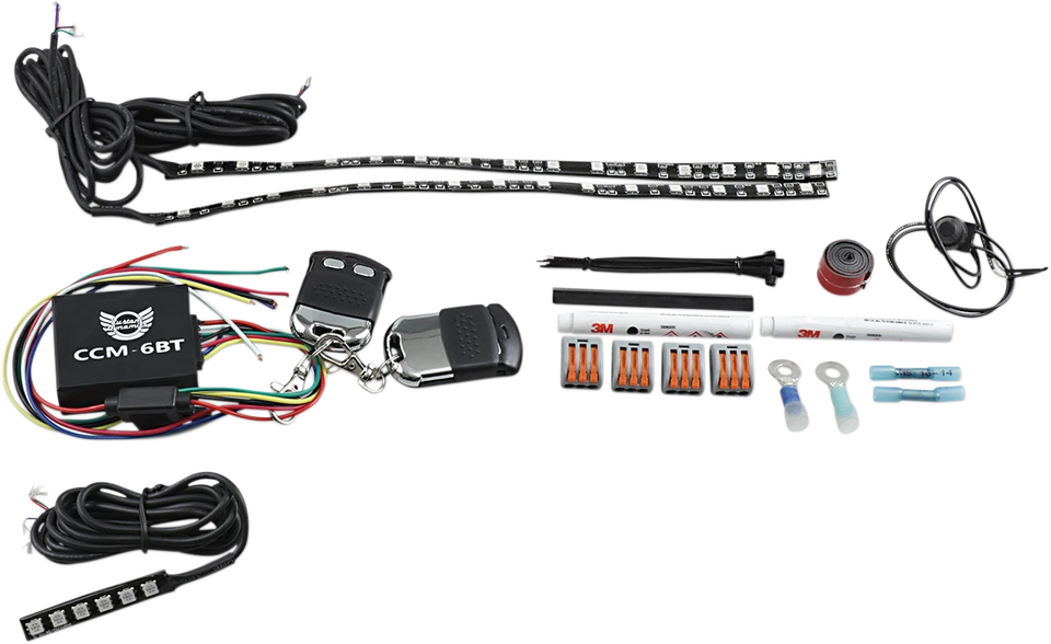 Kit de motor iluminado CUSTOM DYNAMICS para Indian Motorcycles CD-IND-TMWK1BM Foto 3 de 3