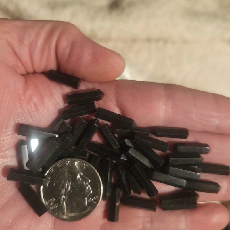 Wholesale Lot : 100 Natural Black Obsidian Mini Points 4mmx 10-14mm Metaphysical