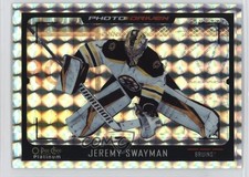 2021-22 O-Pee-Chee Platinum Photo Driven Mosaic Jeremy Swayman #PD-15 04ac