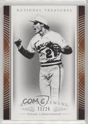 2015 Panini National Treasures College Century Silver /25 Roger Clemens #87