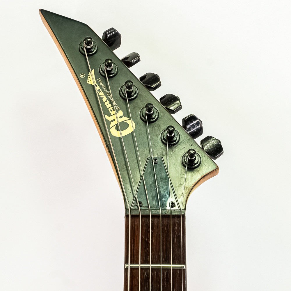 1988 Charvel Model 2 JDM Reverse Headstock Blue Metallic Floyd