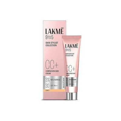 Lakme 9 to 5 CC Complexion Care Cream Honey Shade SPF 30 PA++ (30 Gram)
