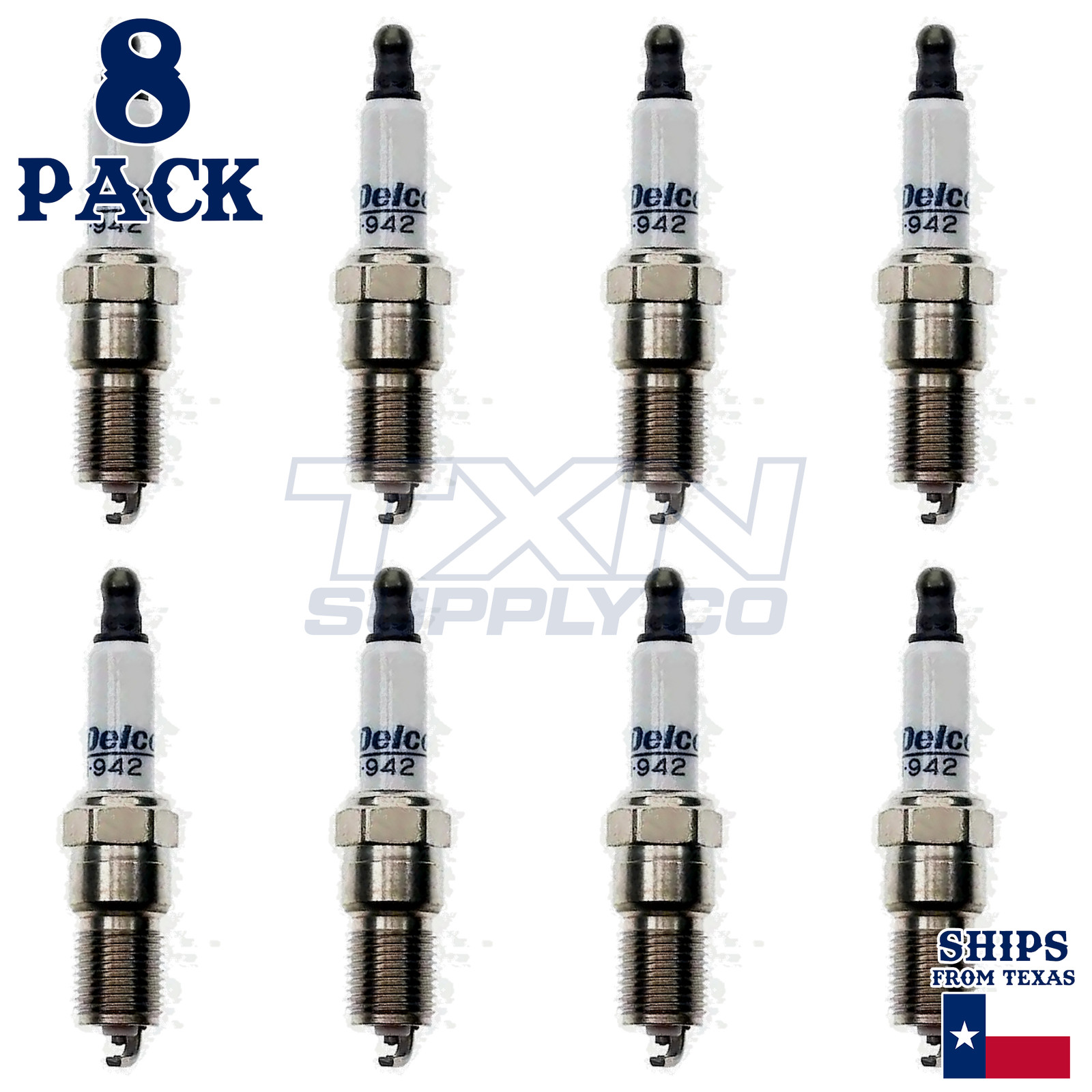 8 Pack ACDelco Double Platinum Spark Plugs 2000-2002 for Ford Fairlane 5.0L