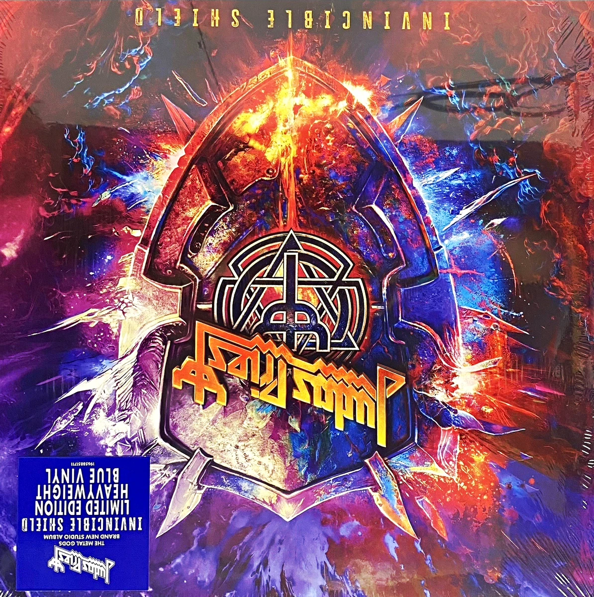 Judas Priest Invincible Shield 2024 12" Blue Vinyl LP Limited