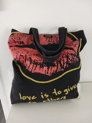 Grand Sac Cabas Desigual - "Love is to give" - Photo 1/4