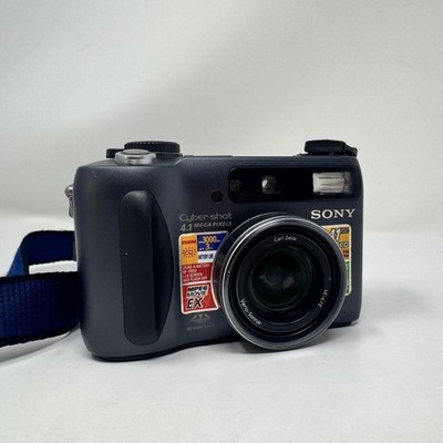 UNTESTED Sony Cyber-shot DSC-S85 Digital Camera 4.1MP Carl Zeiss 6X Zoom Japan