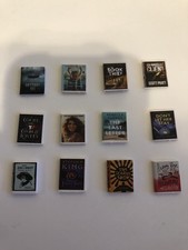 12 pc Handmade Mini Tiny Dollhouse Bookish Books A lot 3